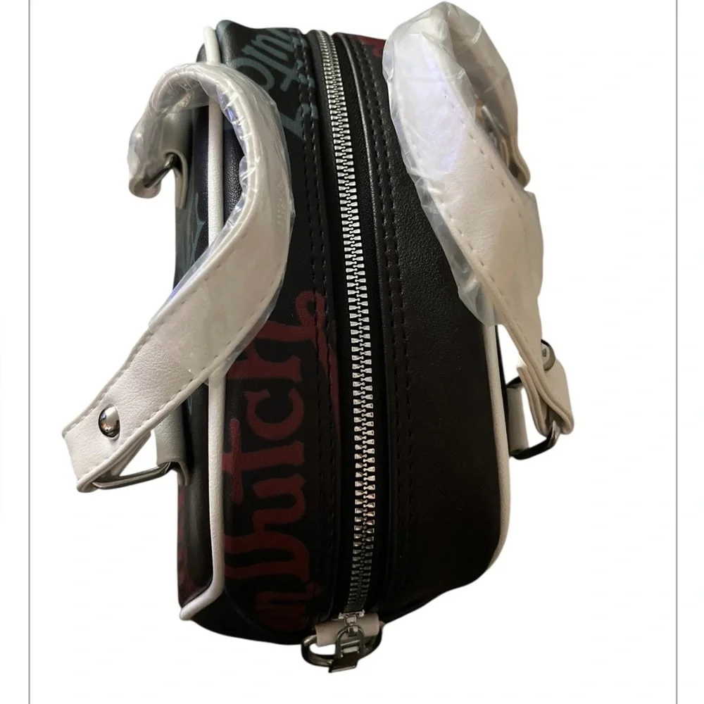 FASHION FAUX LEATHER VON DUTCH GRAFFITI BOWLING BAG - Picture 11 of 15